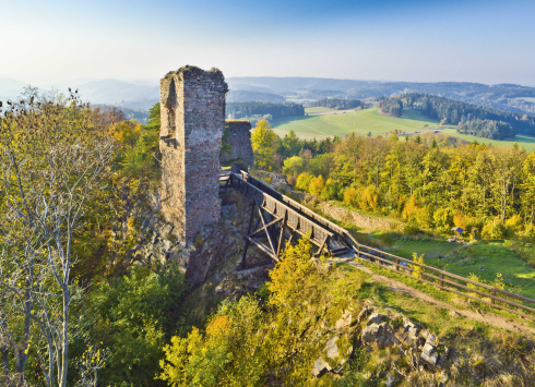 Zřícenina hradu Zubštejn