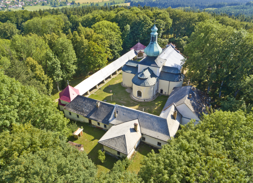 Poutní kostel Nejsvětější Trojice Křemešník