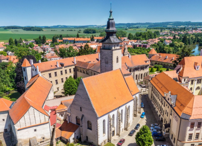 Vyhlídková věž kostela sv. Jakuba Telč