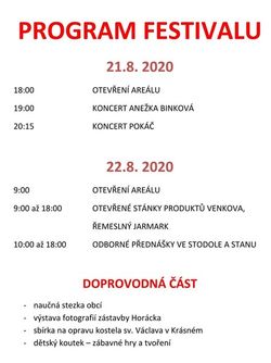 PROGRAM FESTIVALU