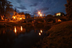 Moravský Karlův most v Náměšti