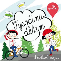 Vysočina dětem - kreslená mapa