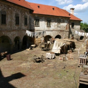 Natáčení pohádky Šťastný smolař na hradě v Ledči nad Sázavou